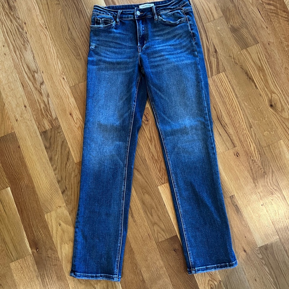 Denim Straight Leg Women's Jeans